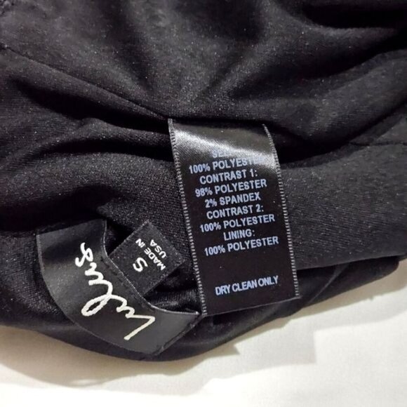 Lulus ✦ Black Lace Crop Top & Maxi Skirt Set ✦ High Slit Lace-Up Back Size S EUC - Picture 12 of 16